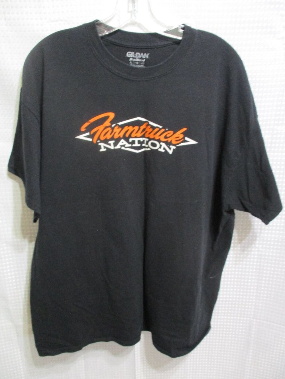 Gildan Dry Blend Farmtruck Nation Men's Graphic Short Sleeved T-Shirt Sz. XL